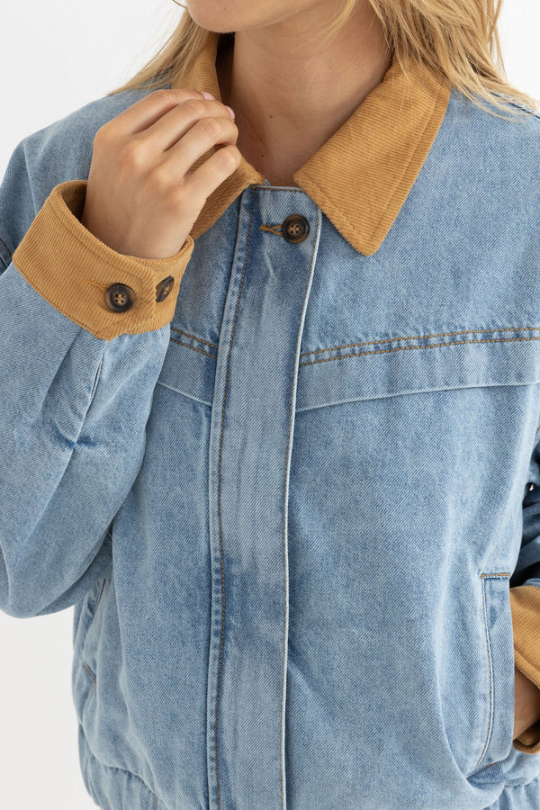 Mila Insulated Denim Jacket