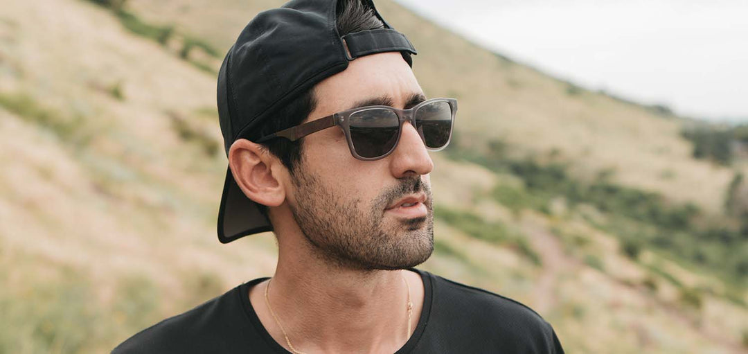 Canby ACTV: Matte Smoke // Elm Burl - Grey Polarized