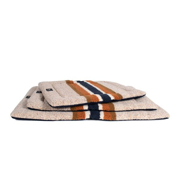 Medium Shinola Brand Stripe Comfort Cushion Oatmeal