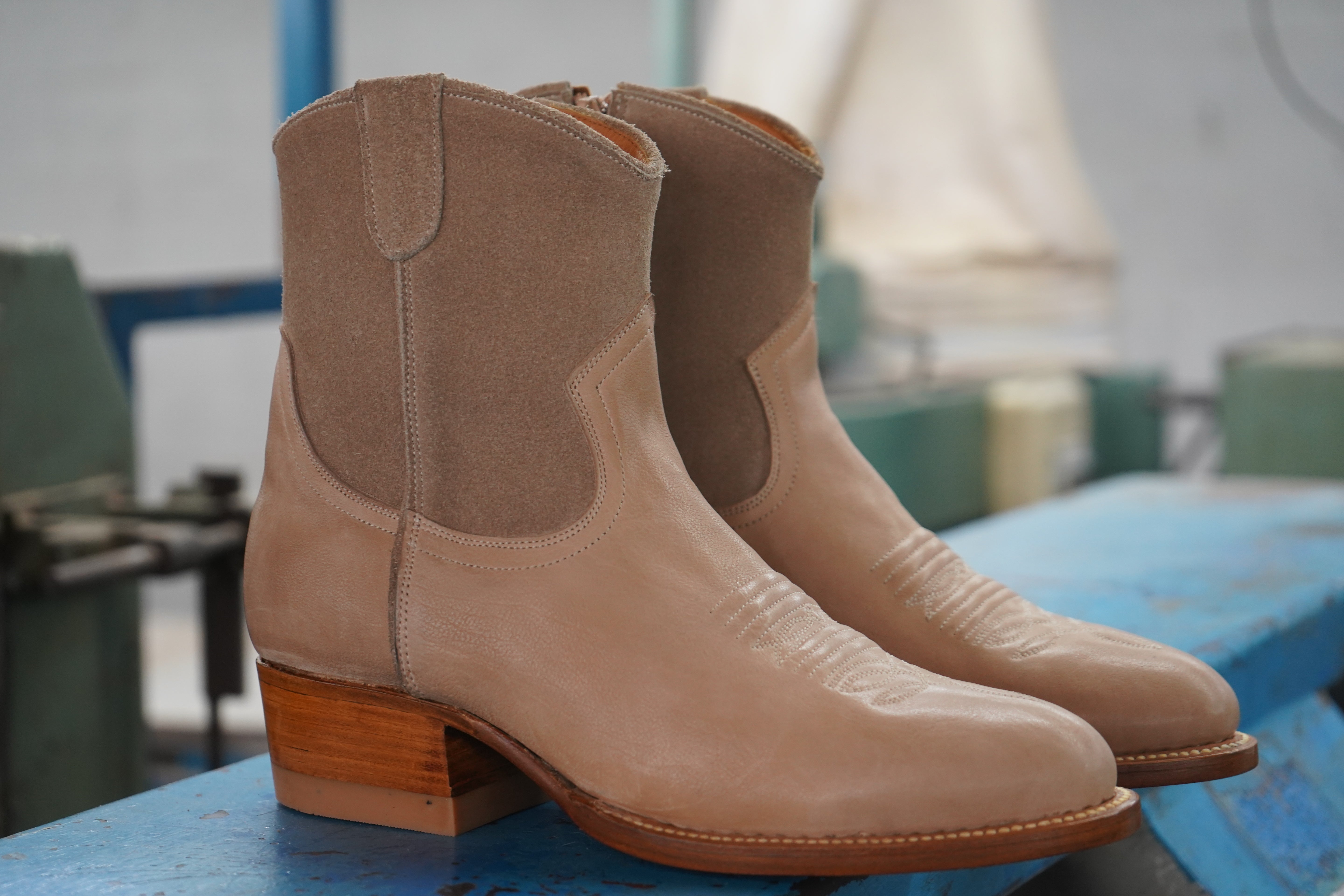 Ava Boots - Bone C+P