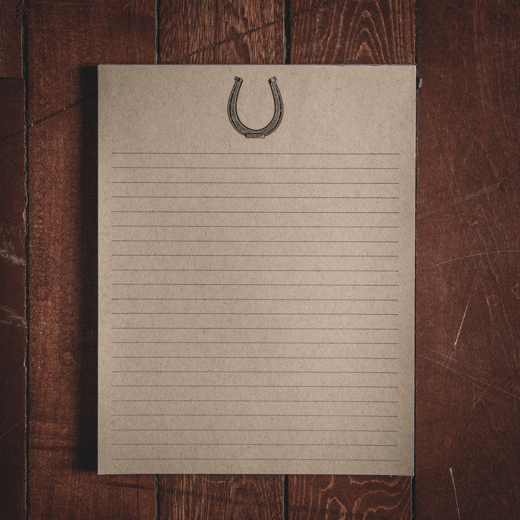 Horseshoe Note Pad (Large)