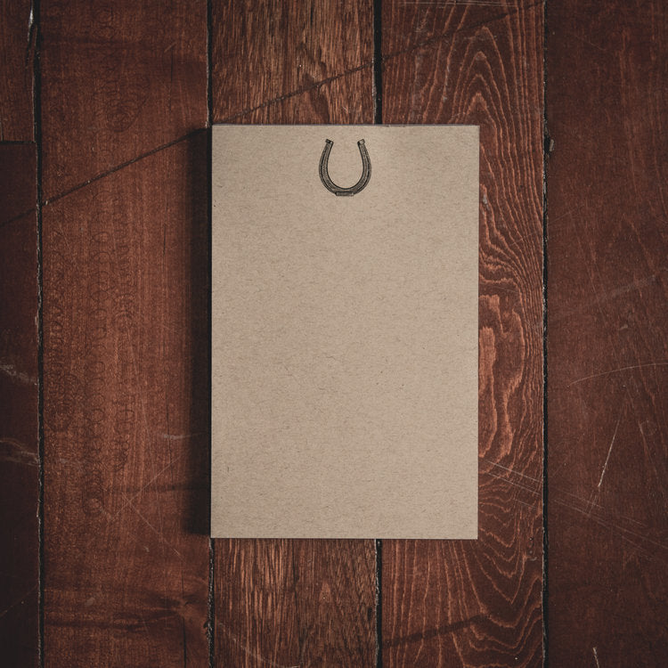 Horseshoe Note Pad
