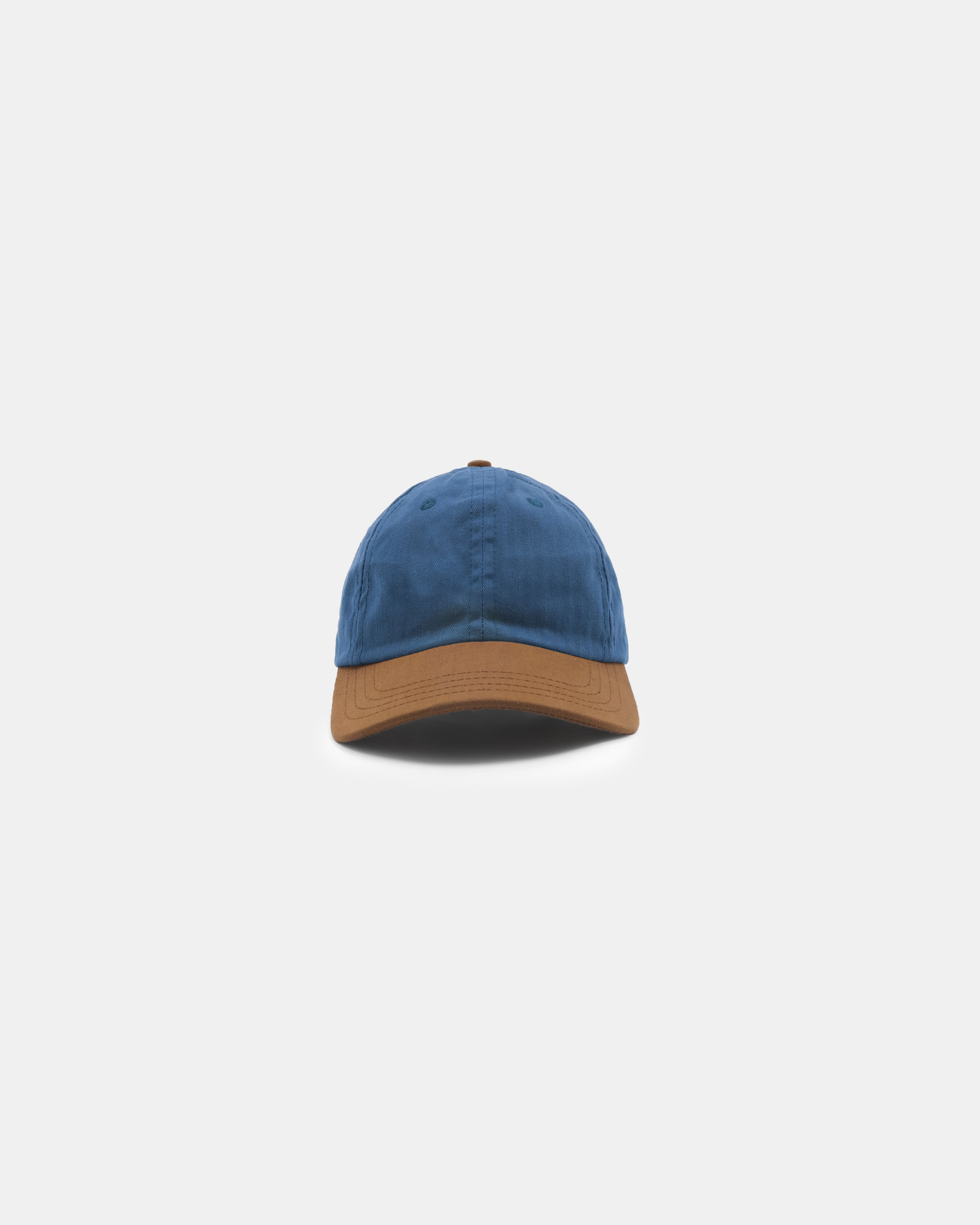 2-Tone Baseball Hat - Mock Blue / Nicotine