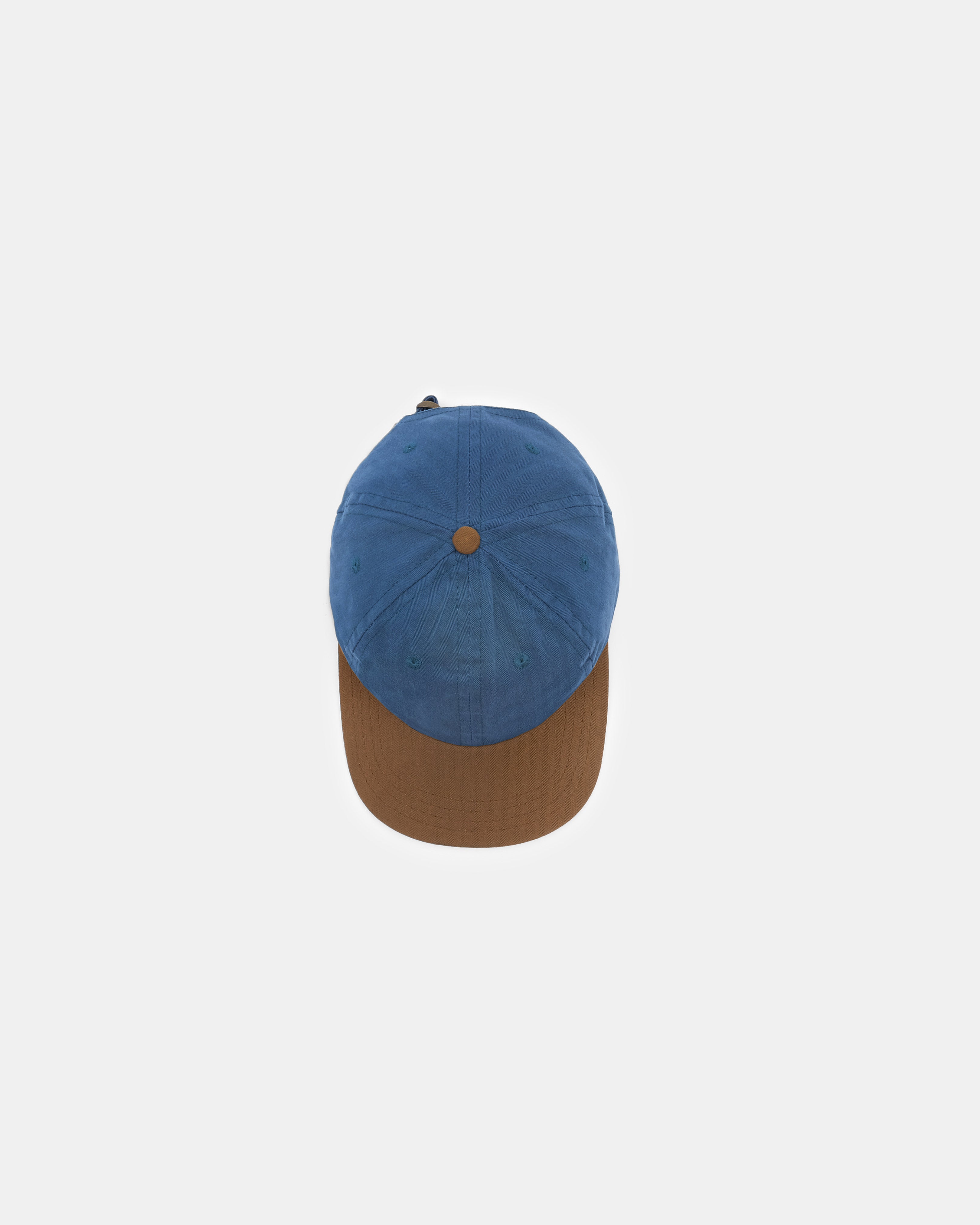 2-Tone Baseball Hat - Mock Blue / Nicotine