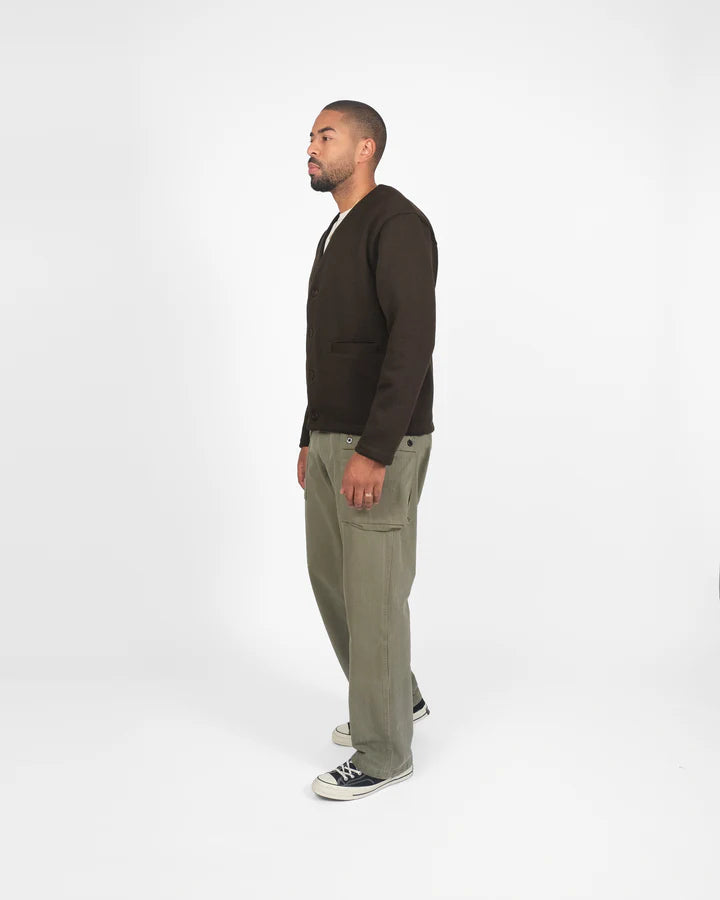 Slouchy Cardigan - Brown