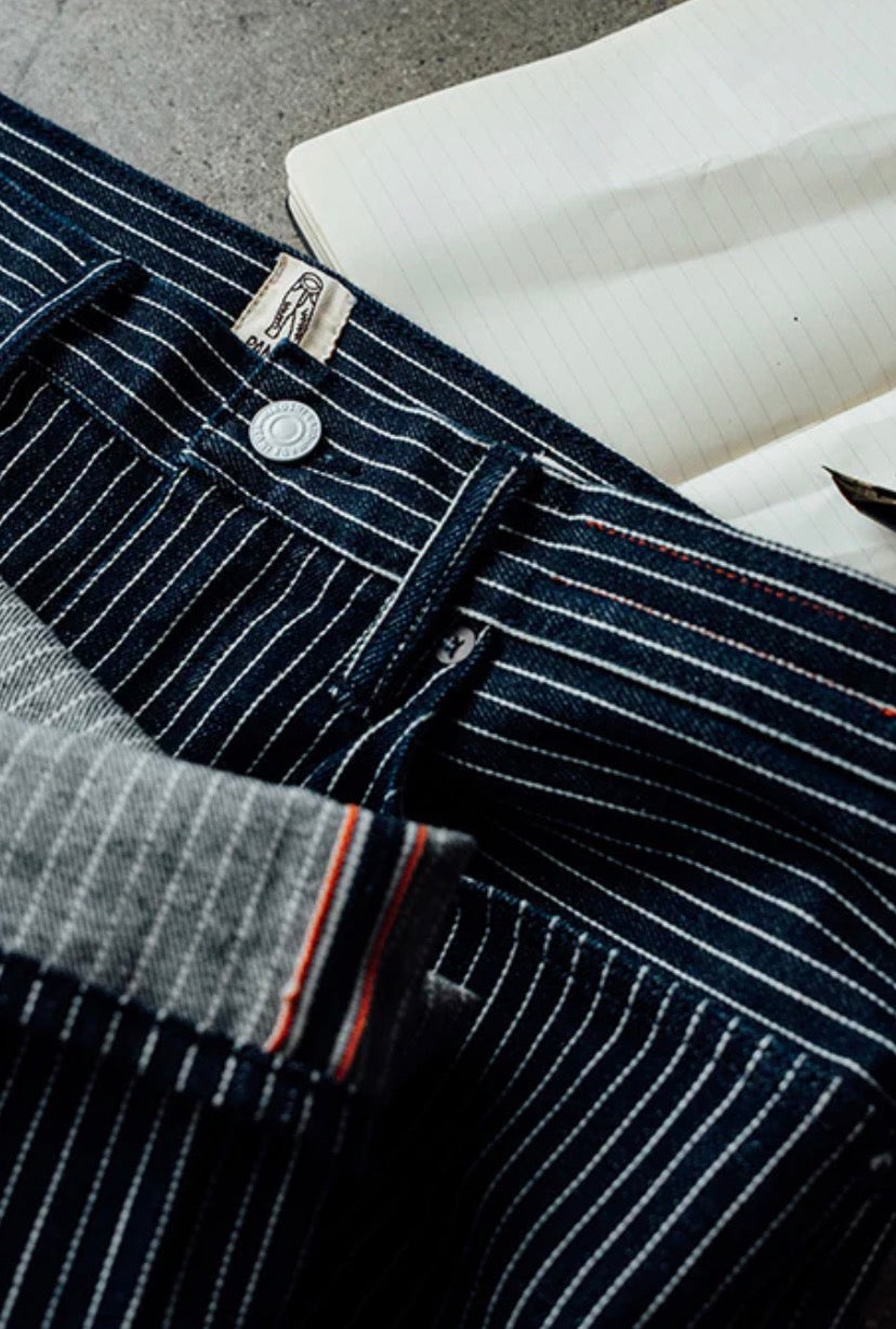 The Hammer Straight - Indigo Stripe Rinse 14oz Selvedge