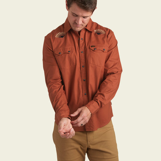 Crosscut Deluxe Snapshirt - Sunbeams
