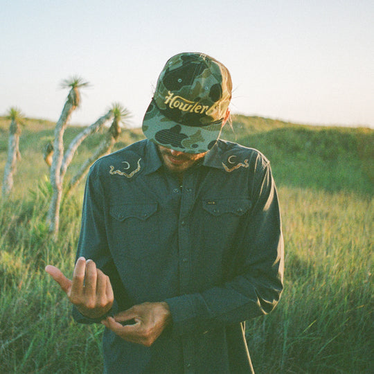 Crosscut Deluxe Snapshirt - Waxing Culebra