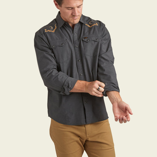 Crosscut Deluxe Snapshirt - Waxing Culebra