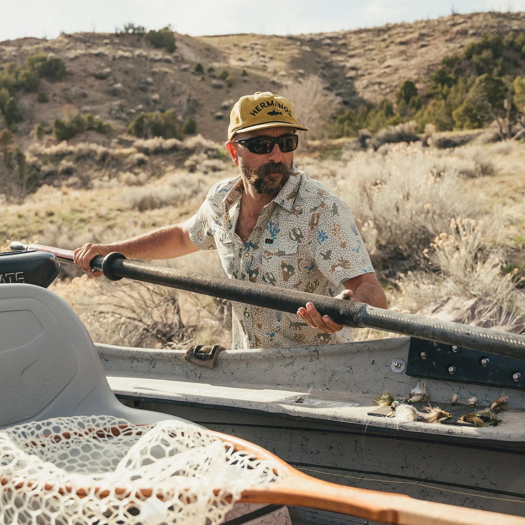 Hermanos Snapback - Old Gold Corduroy