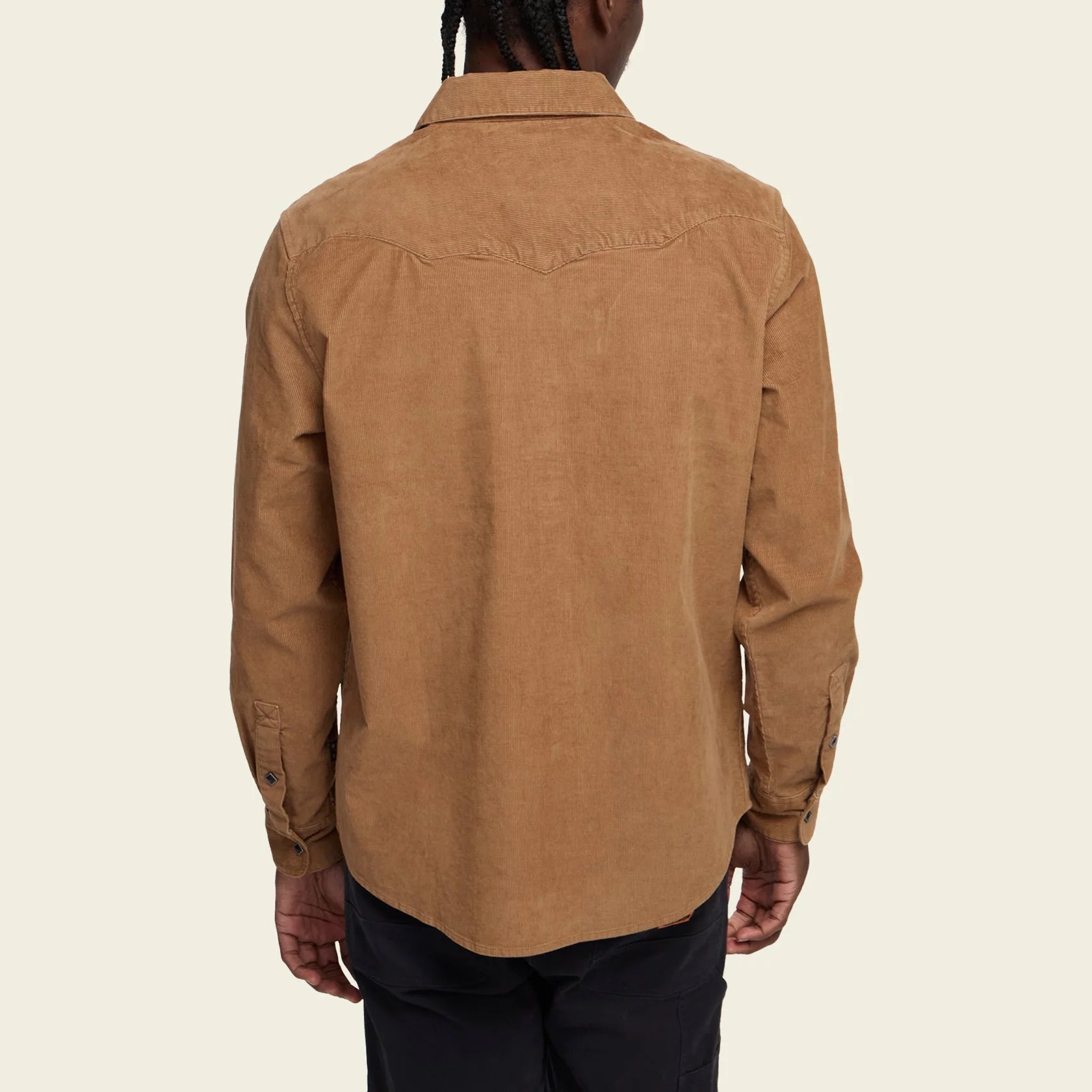 Banning Corduroy Snapshirt - Duck Brown
