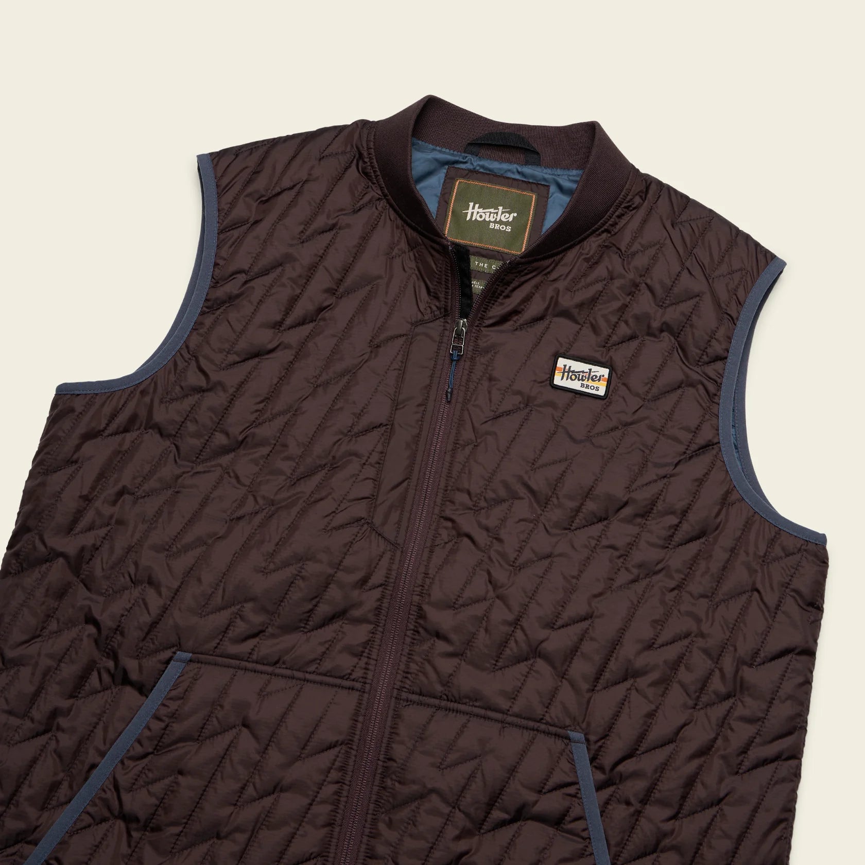 Voltage Quilted Vest - Bark