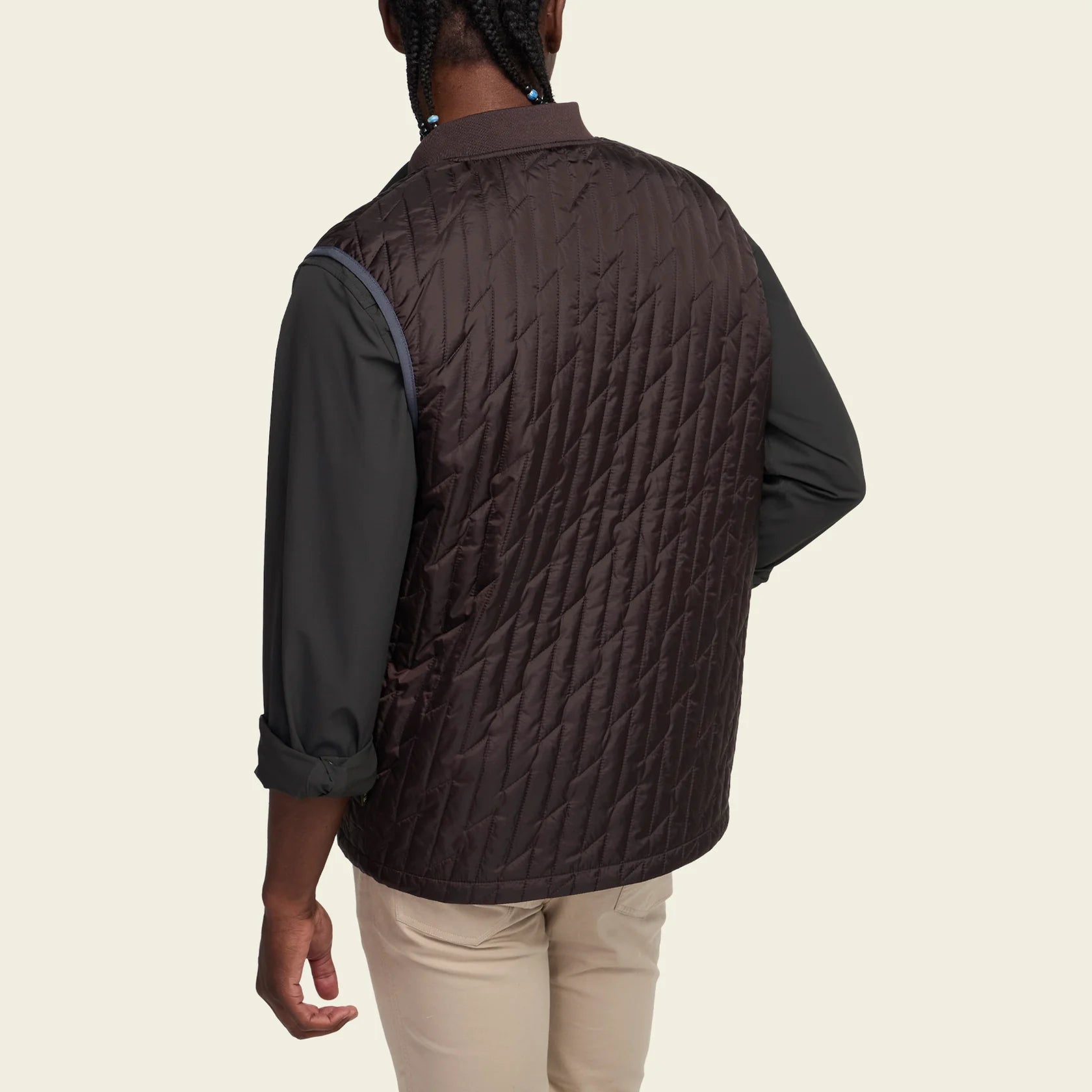 Voltage Quilted Vest - Bark