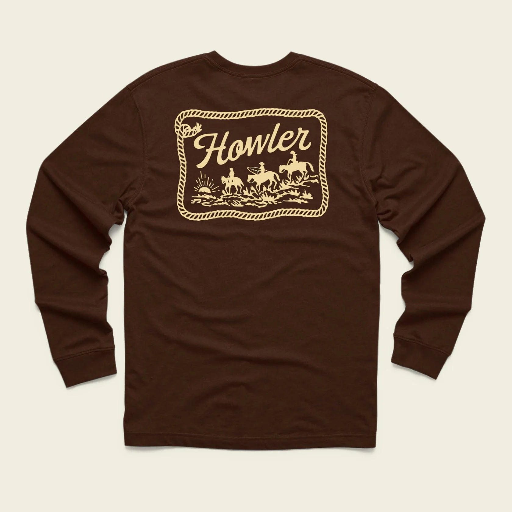 Howler Posse Longsleeve Cotton T-Shirt