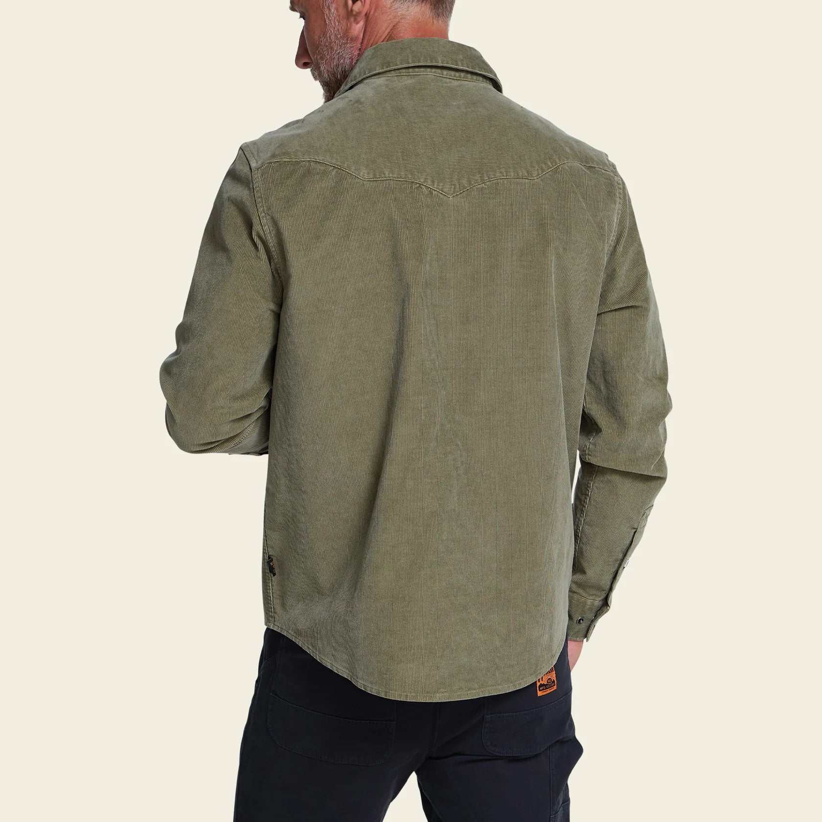 Banning Corduroy Snapshirt - Aloe