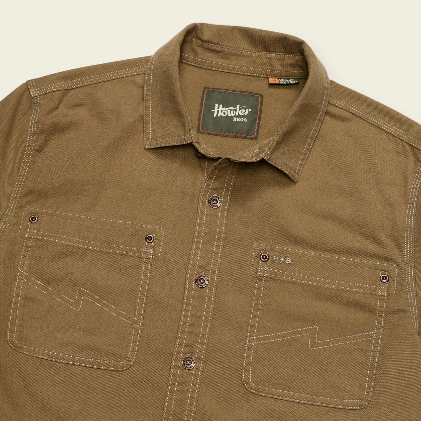 HB Trade Shirt - Faded Olive