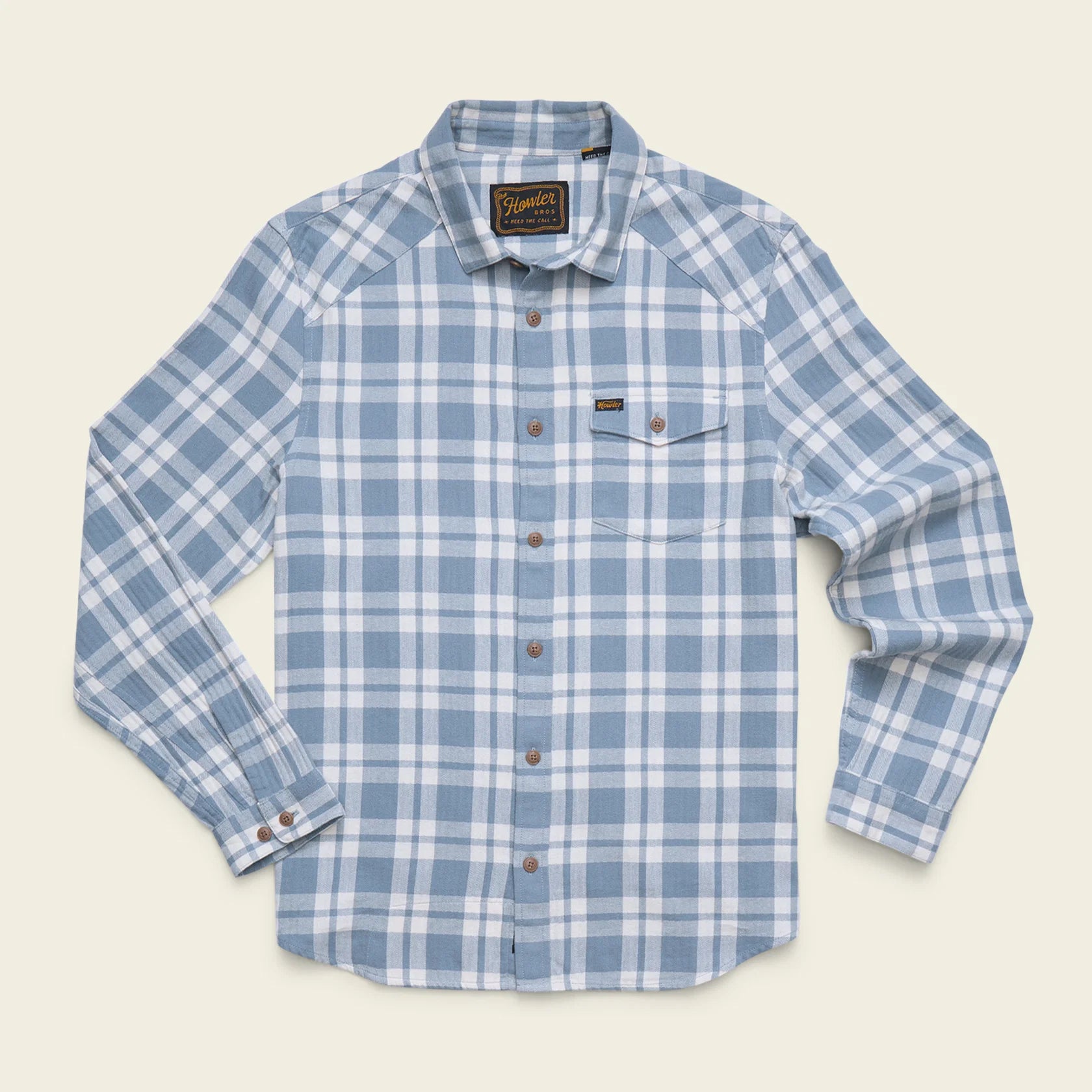 La Grange Lightweight Flannel - Cohen Plaid : Iron Blue