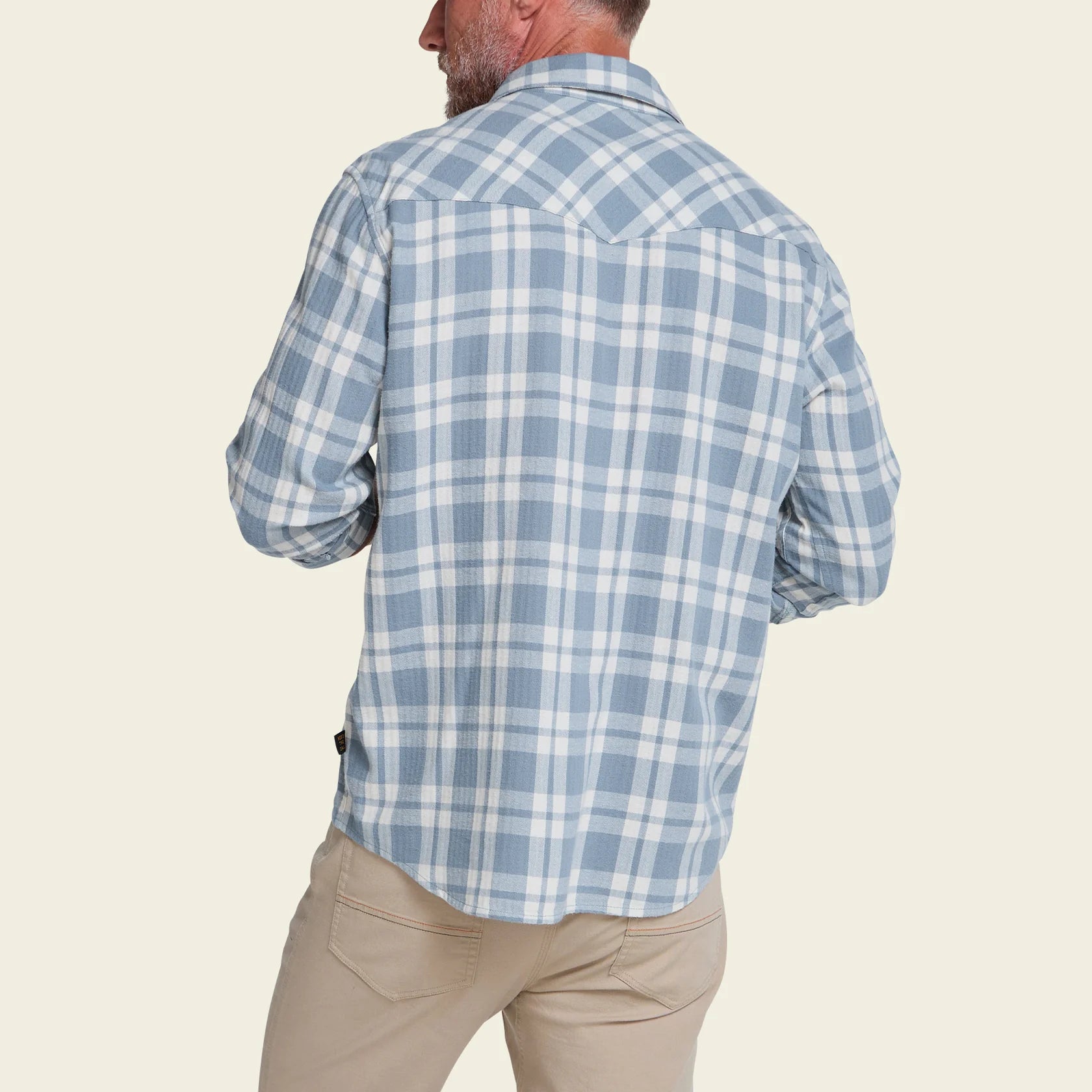 La Grange Lightweight Flannel - Cohen Plaid : Iron Blue