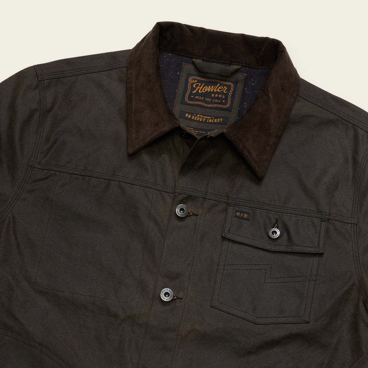 Waxed Depot Jacket - Bark