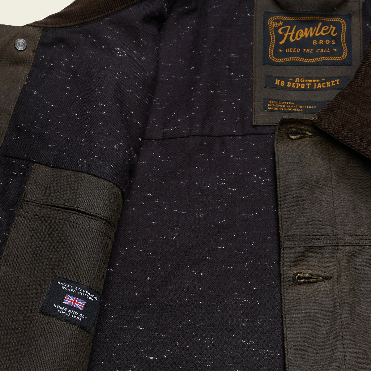 Waxed Depot Jacket - Bark