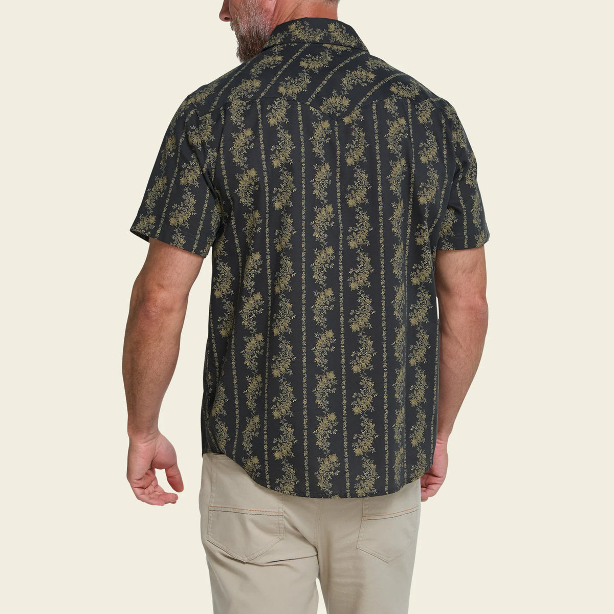 H Bar B Snapshirt - Grampa’s Curtains : Antique Black