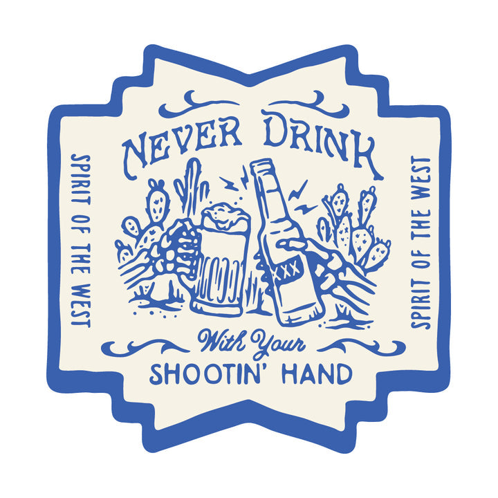 SHOOTIN' HAND STICKER - ¡SALUD! EDITION