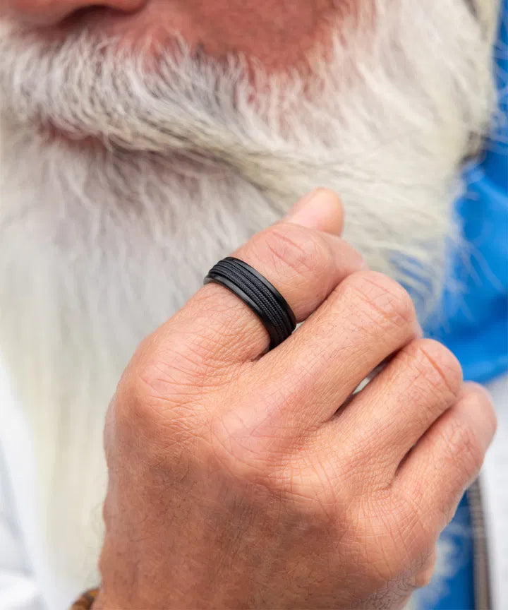 Navarch 8mm Wrap Ring Black | Black