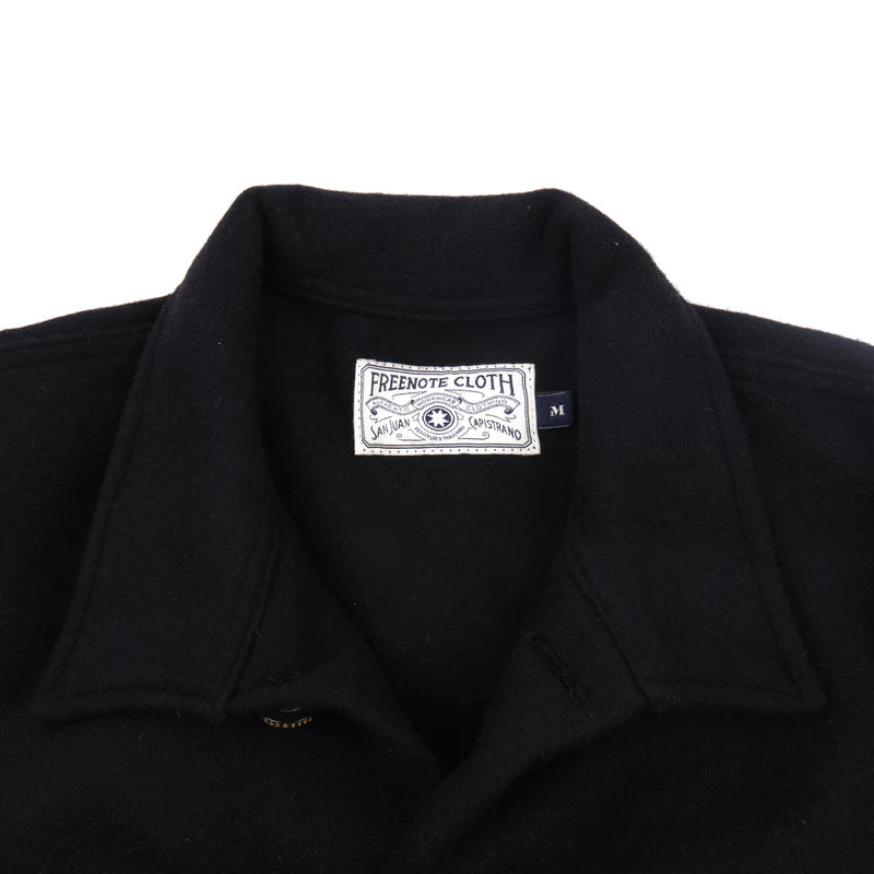 MIDWAY WOOL CPO BLACK