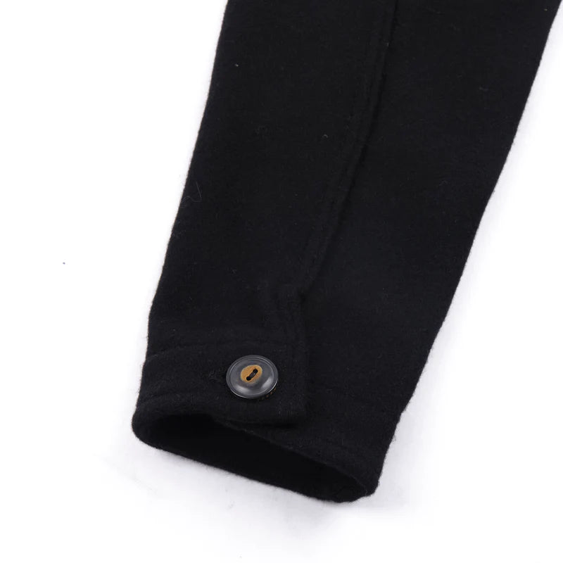 MIDWAY WOOL CPO BLACK