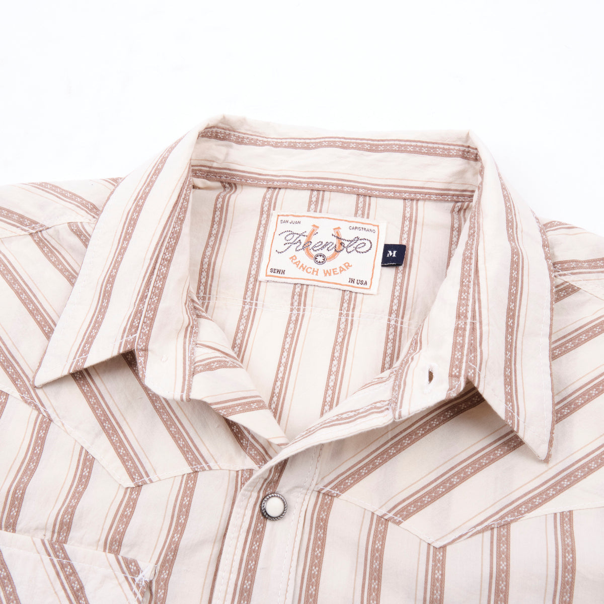 Calico S/S Brown Stripe