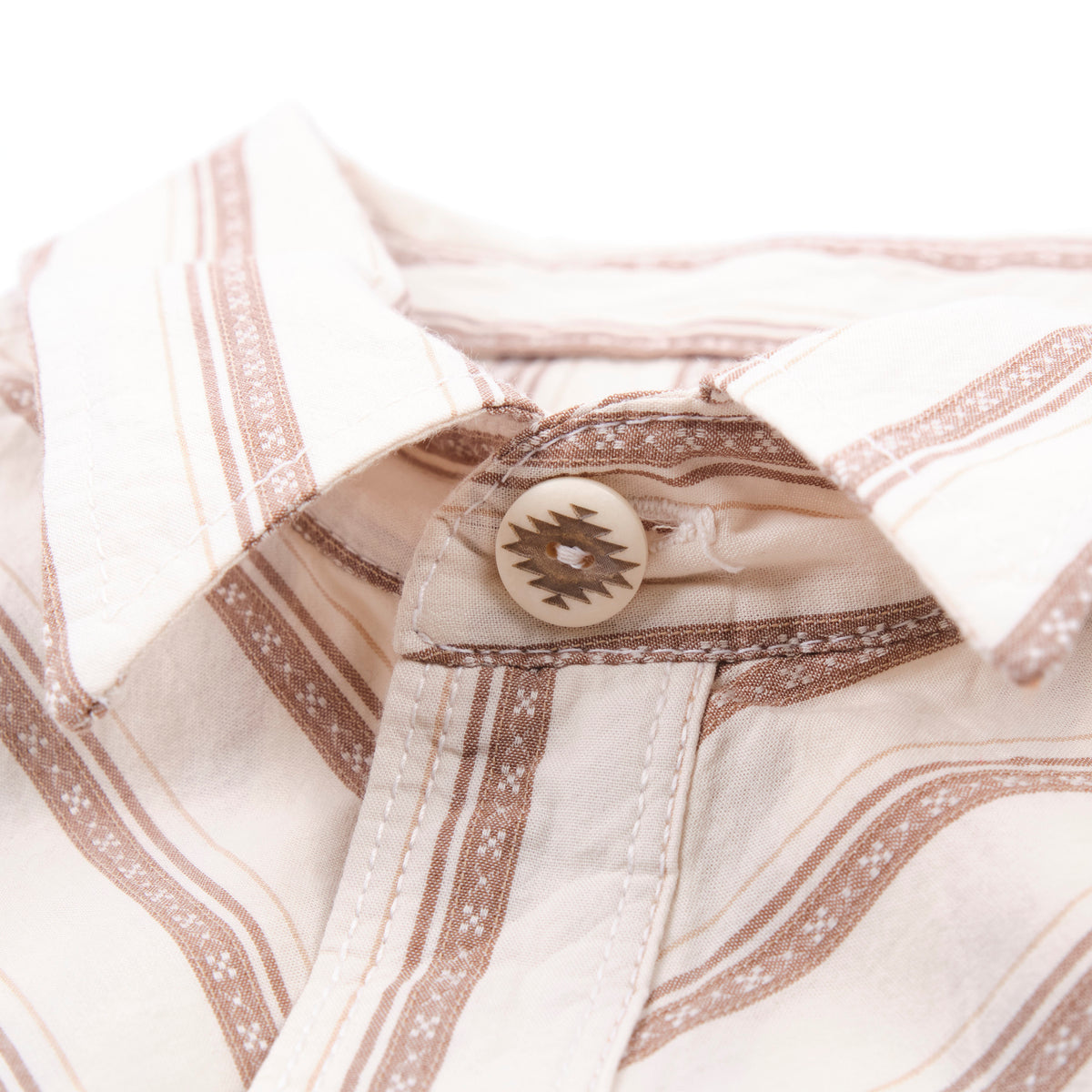 Calico S/S Brown Stripe