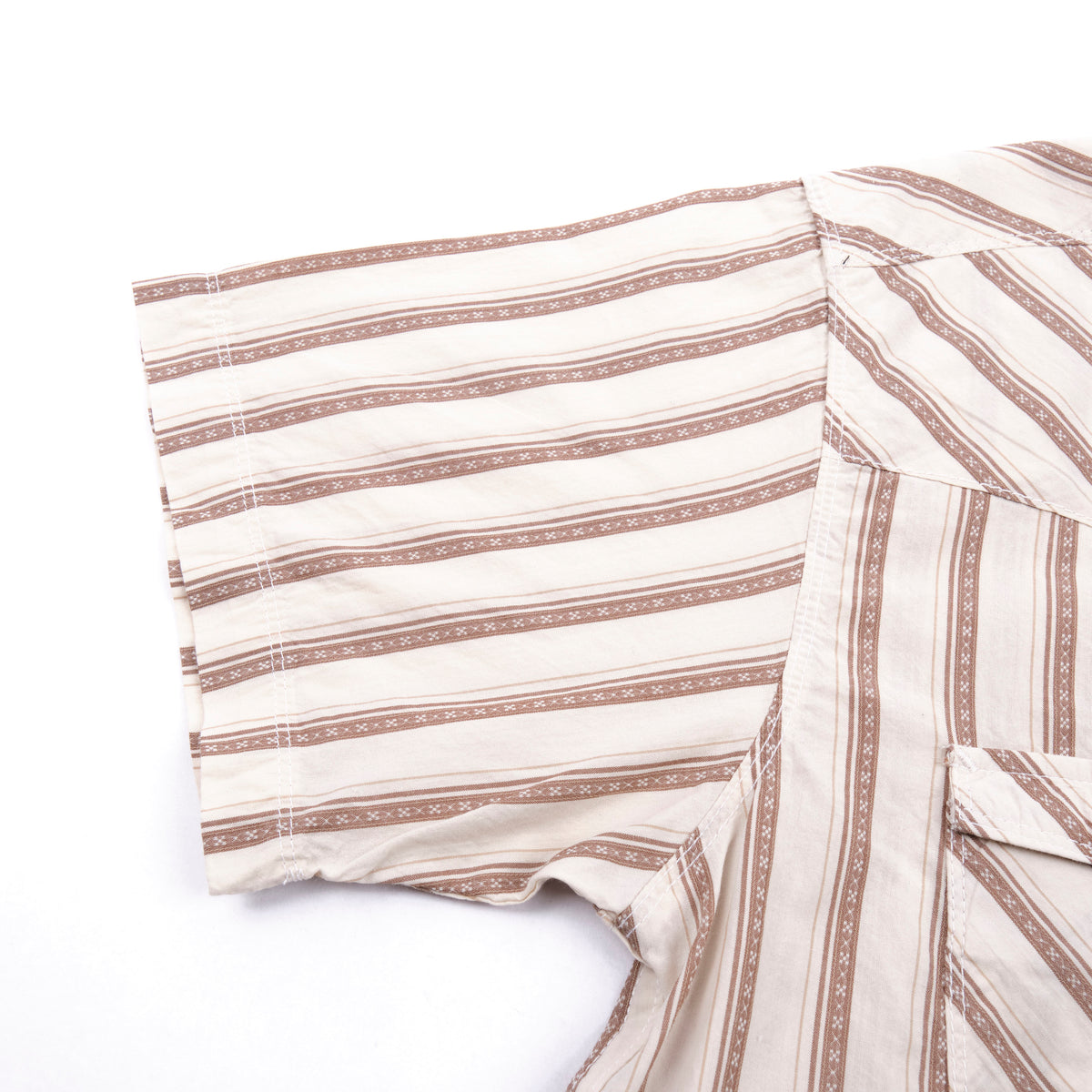 Calico S/S Brown Stripe