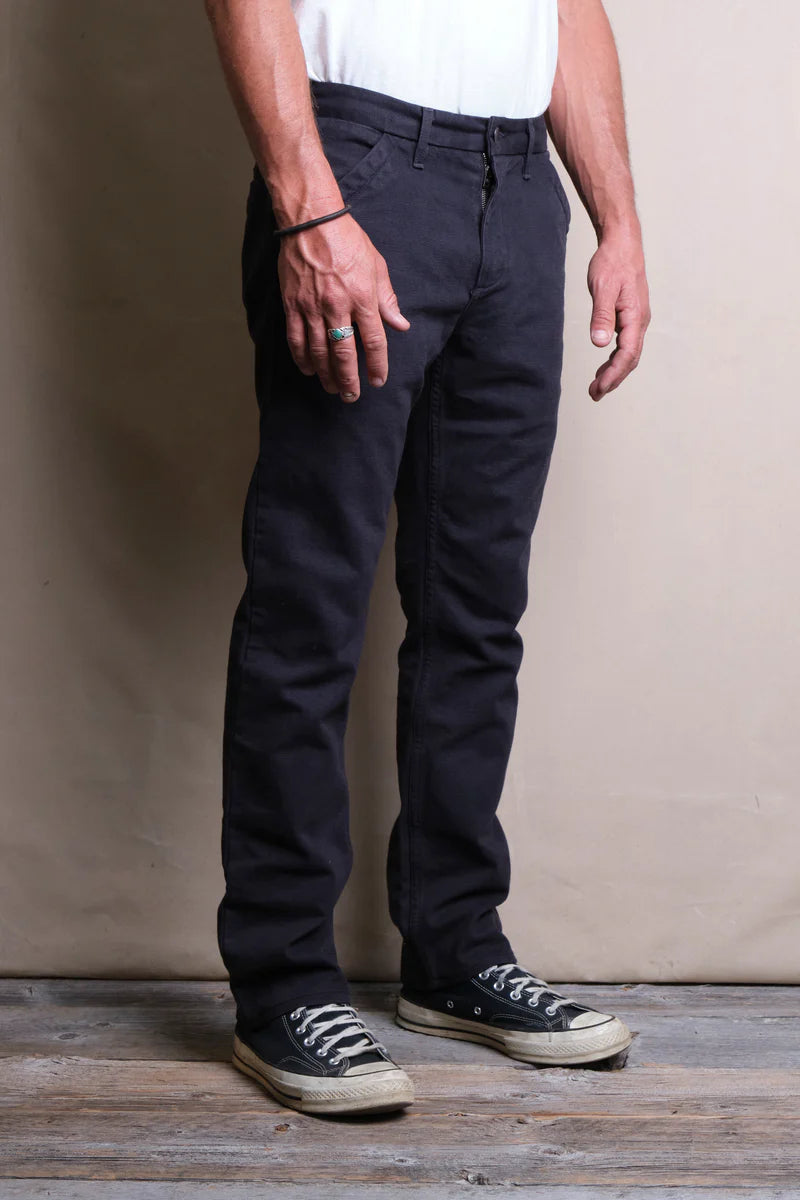 WORKERS CHINO SLIM FIT 14 OUNCE SLUB BLACK