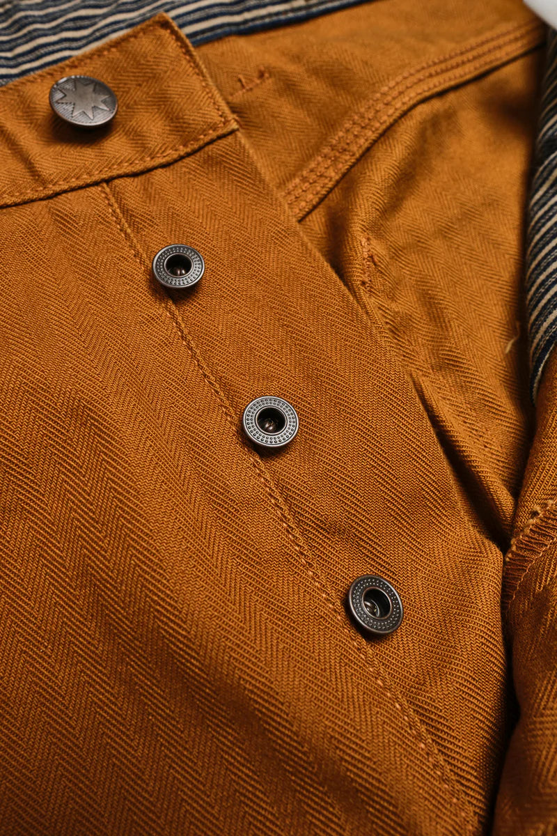 Ortega Pant 13 Ounce Rust Herringbone