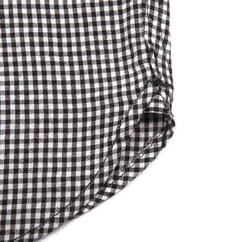 Bodie S/S-Black Gingham