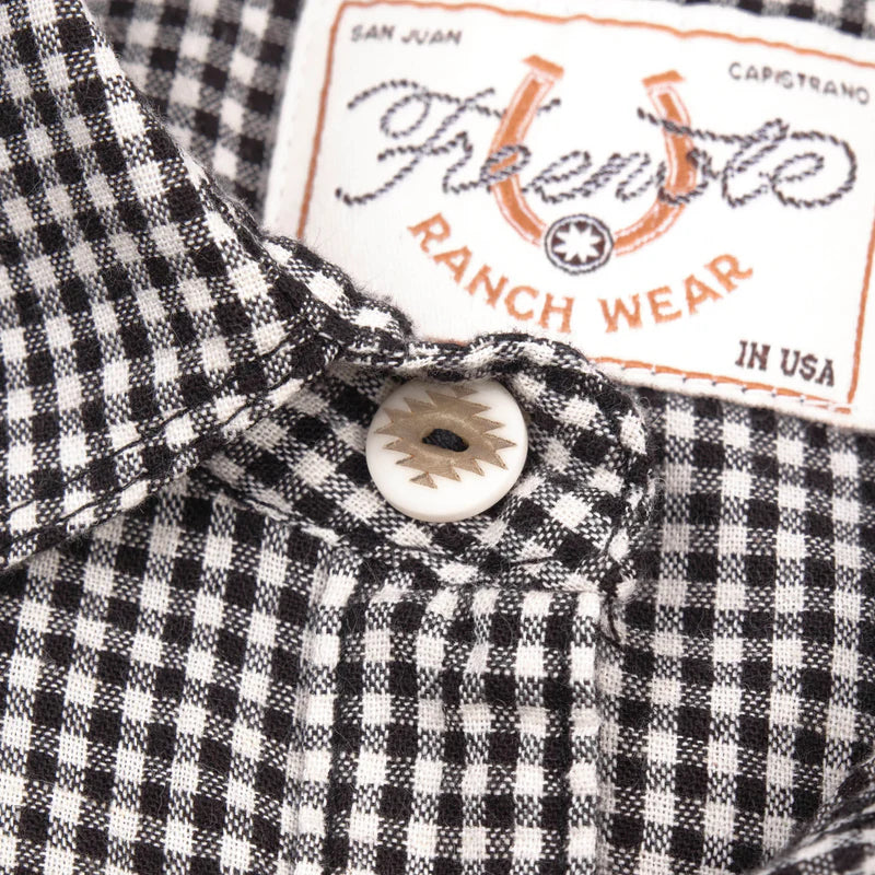 Bodie S/S-Black Gingham