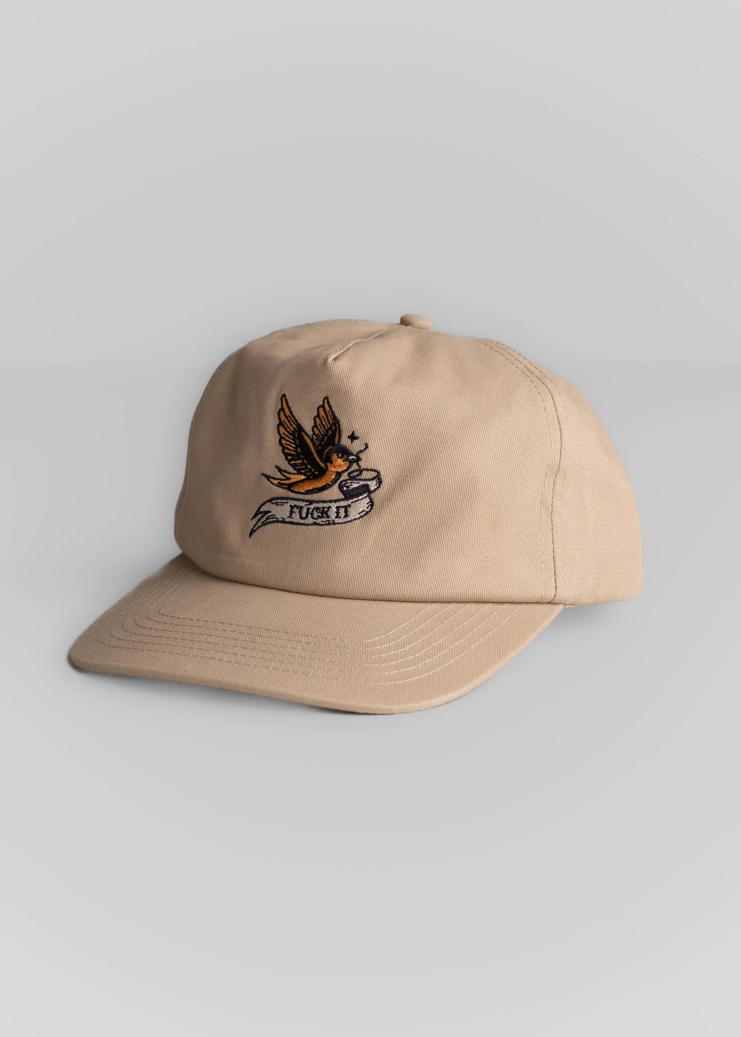 Fuck It Hat-Beige