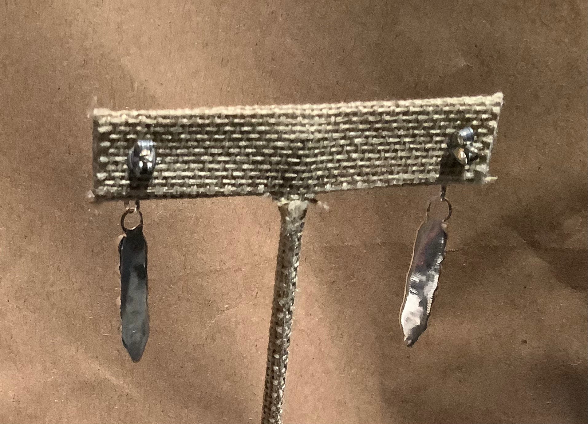 Sterling Silver and Turquoise Dangle Earrings