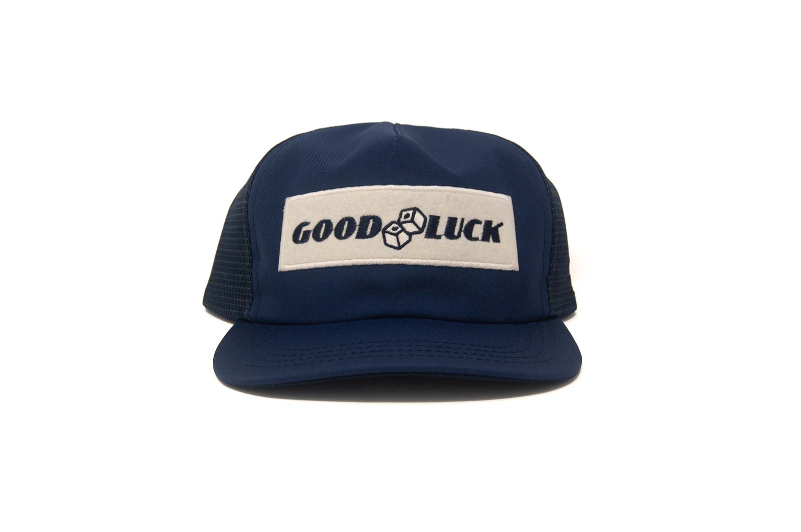 GOOD LUCK TRUCKER Snapback - Navy