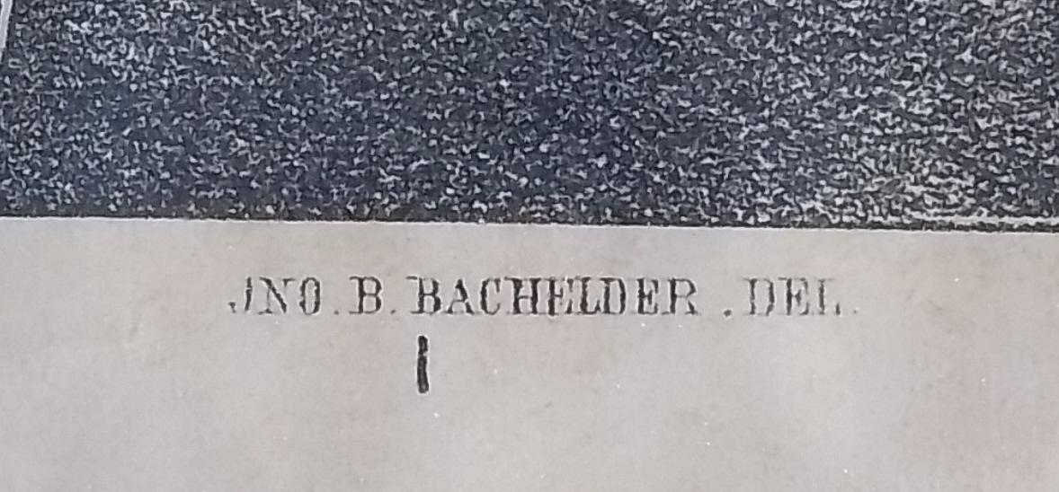 Bachelder 1863 Gettysburg Battlefield Map