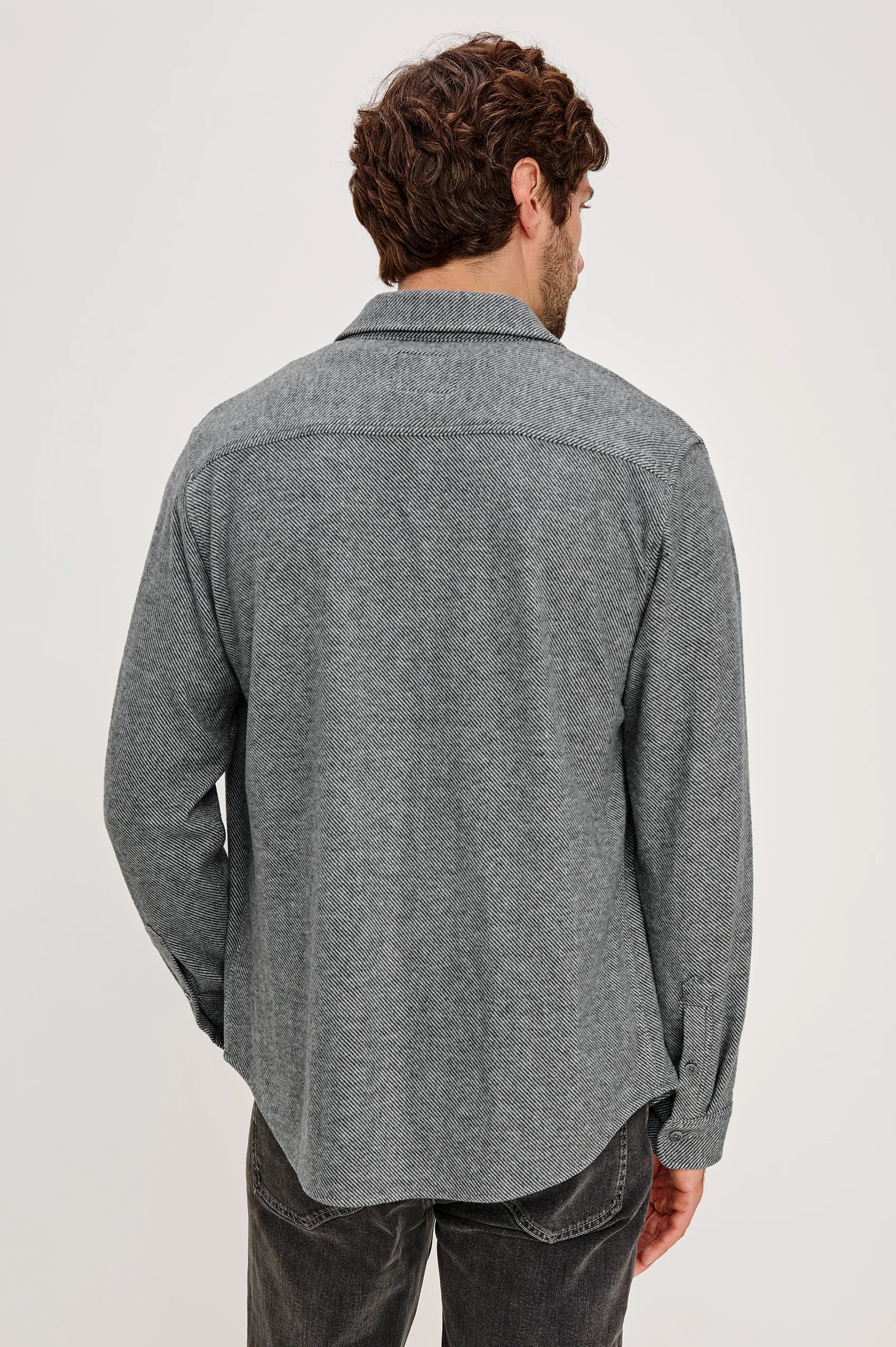 Hawke Shirt - Charcoal Twill