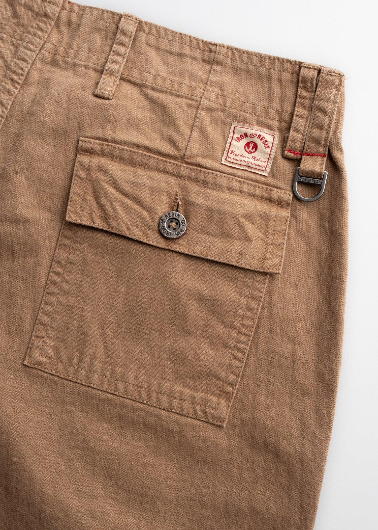 Herringbone Brigade Short-Khaki