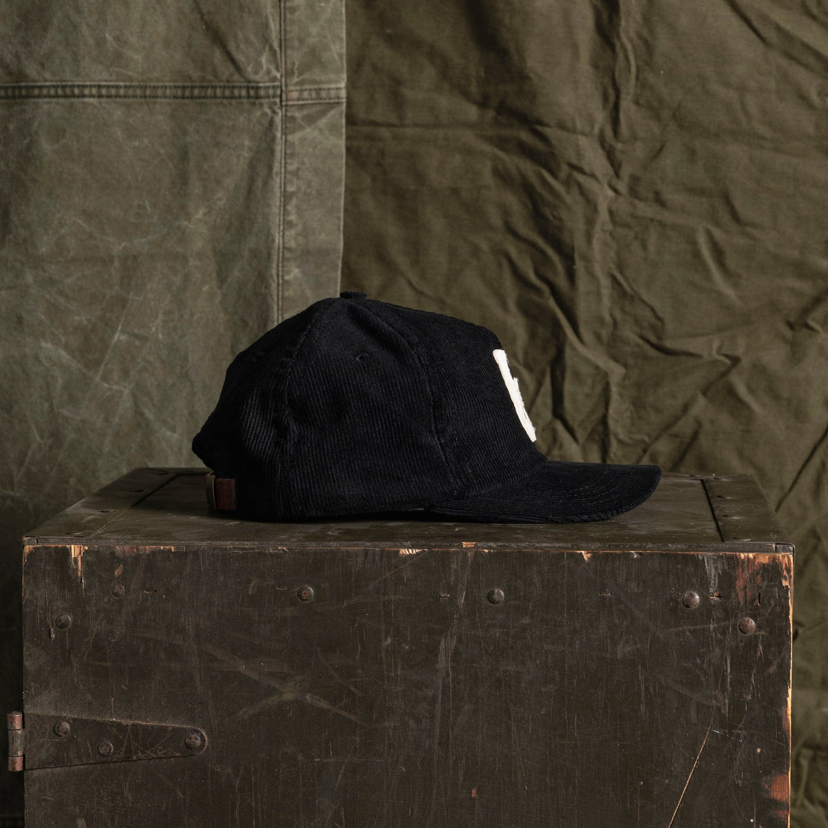 Lucky 13 Applique Hat - Black Cord