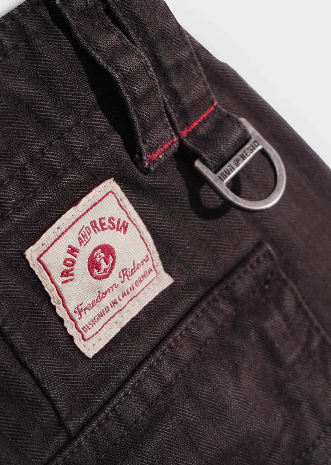 Herringbone Brigade Short - Charcoal