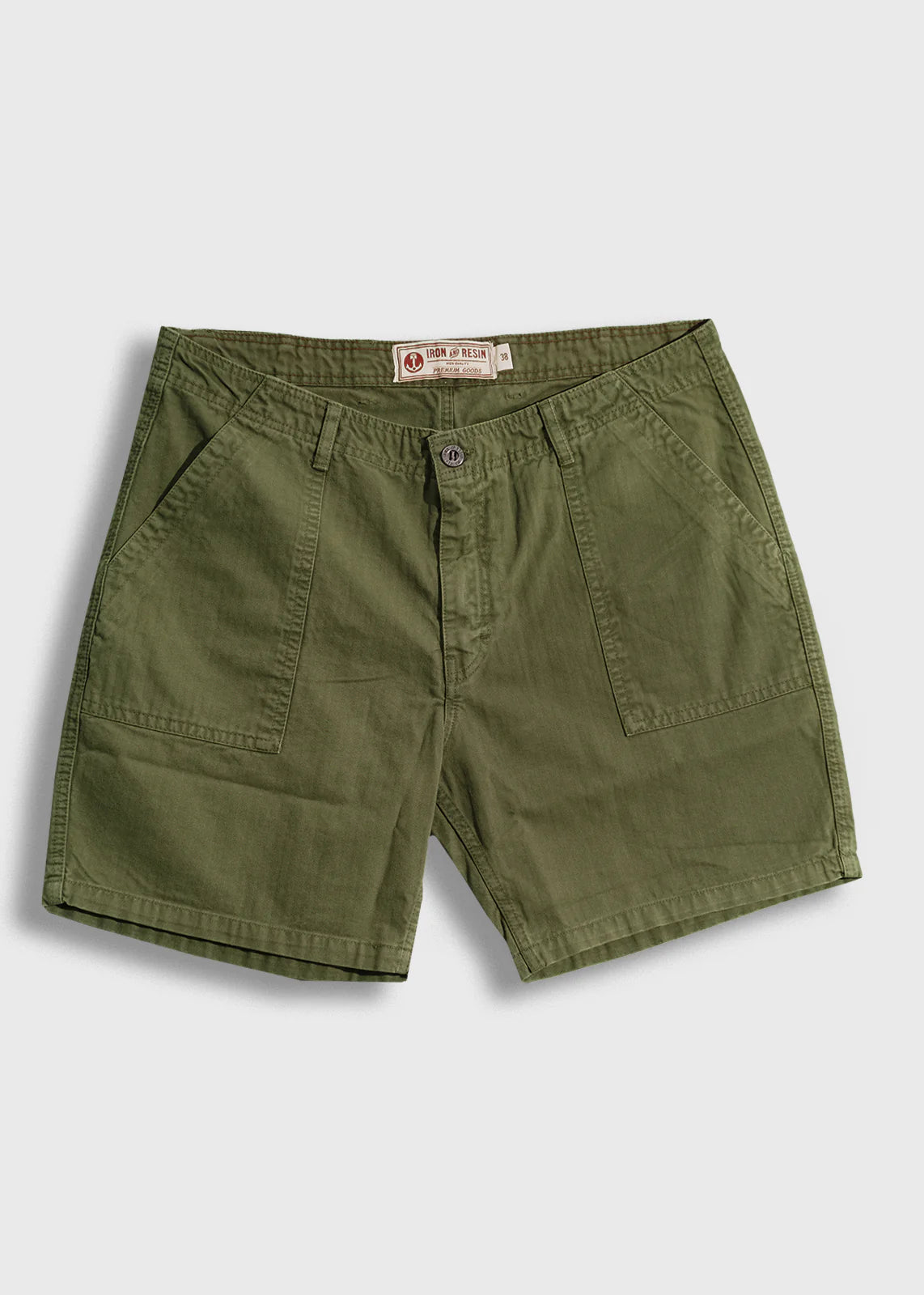 Herringbone Brigade Short - Army