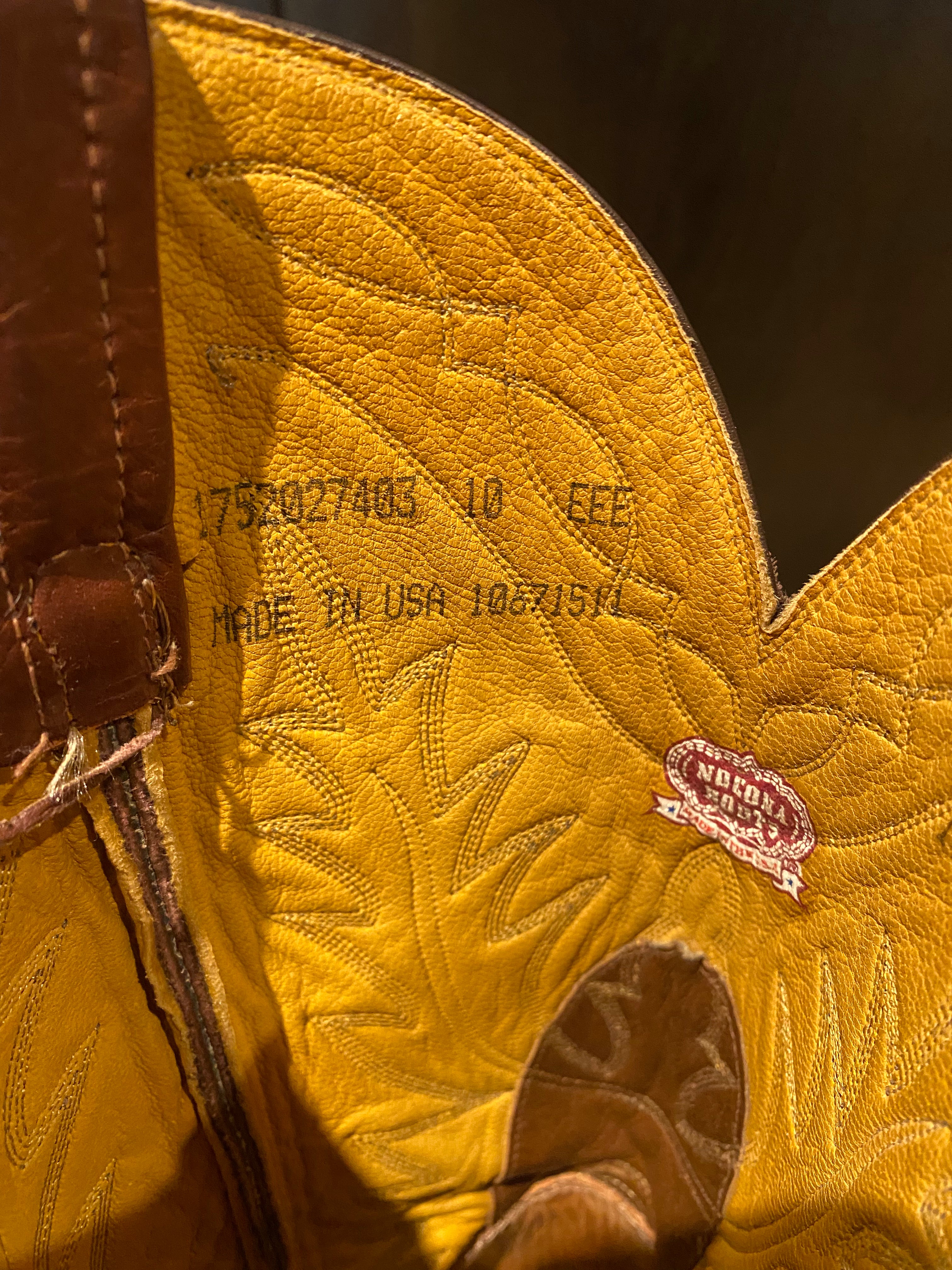 Men’s Cowboy Boots Nocona 10 EEE