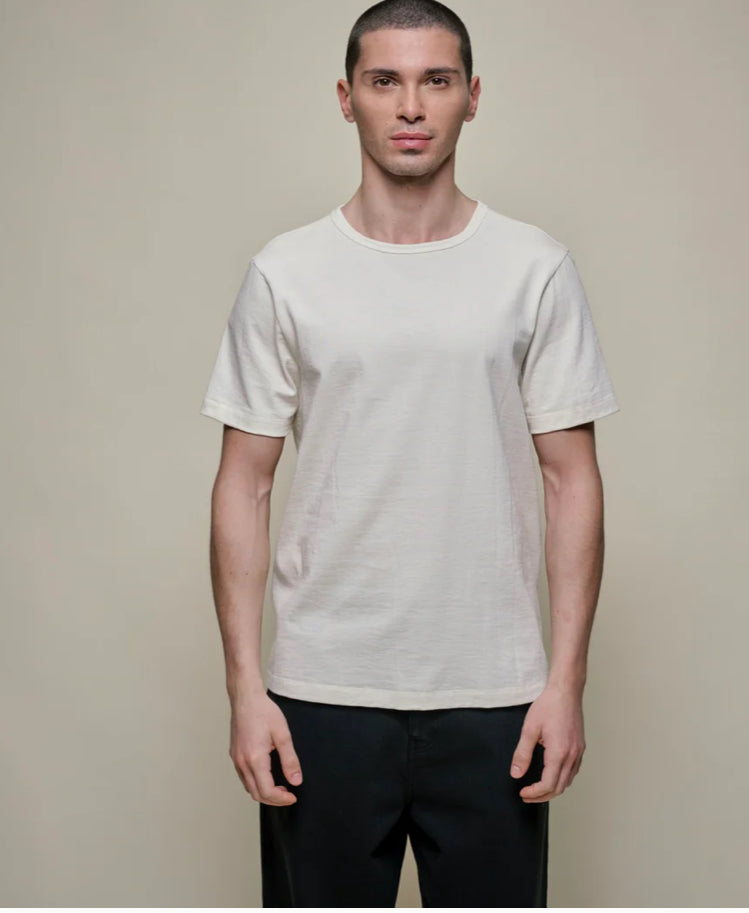 215 Loopwheeled Classic Fit Midweight T-Shirt-Nature