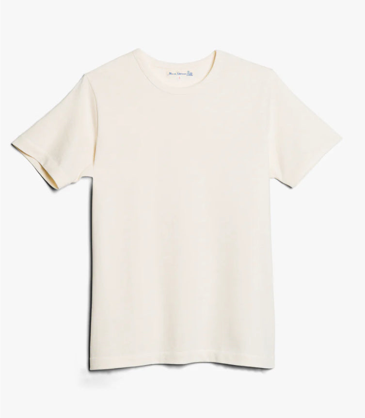 215 Loopwheeled Classic Fit Midweight T-Shirt-Nature