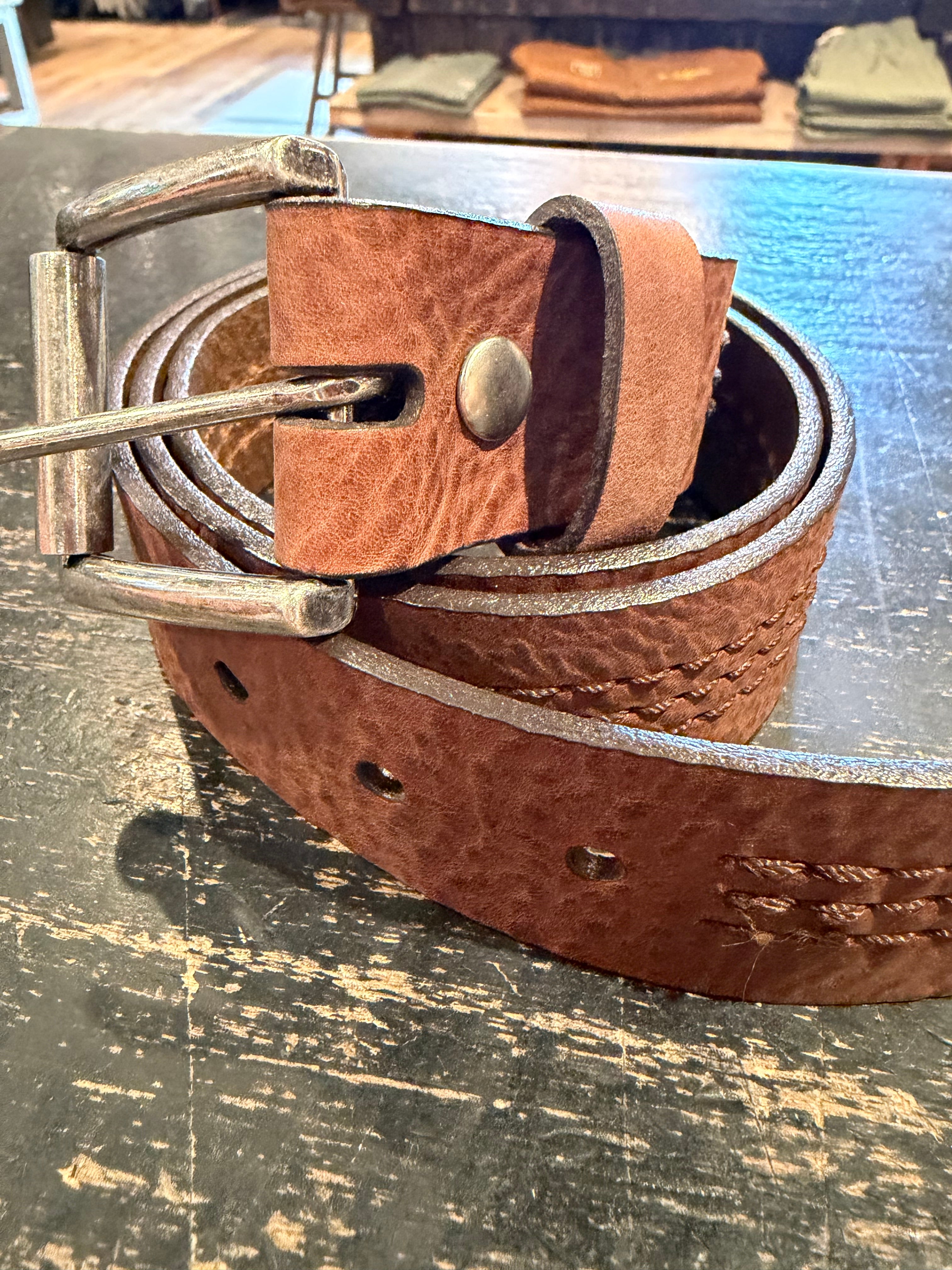 Arroyo Leather Belt - Brown