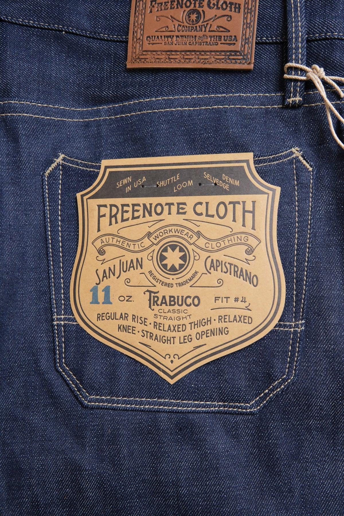 TRABUCO CLASSIC STRAIGHT 11 OZ MEMPHIS BLUE DENIM